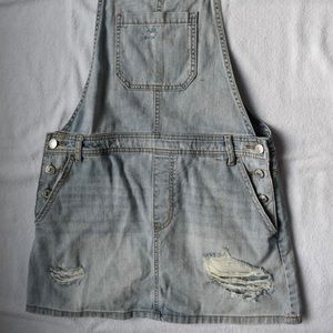 Forever 21 Denim skirt overalls